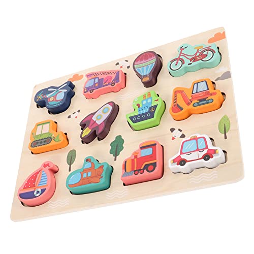 KICHOUSE Holzpuzzles Für Kleinkinder Im Alter Von 1–3 Jahren 1–2 Jahre Formsortierblöcke Spielzeug Für Jungen Und Mädchen Sicherer Spaß von KICHOUSE