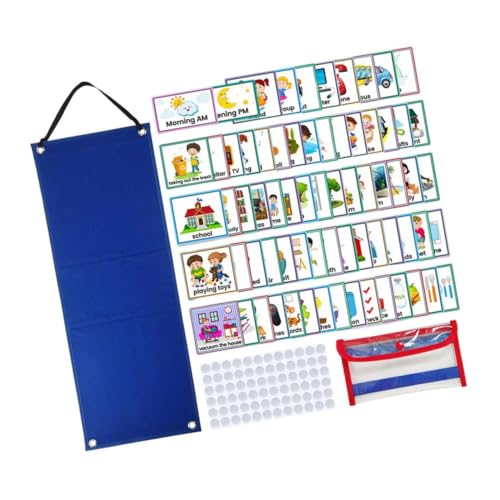 KICHOUSE 1Satz Routinetabelle DIY Morgenroutine Diagramm Für Kleinkinder Visuelles Lernmaterial Mit Karten Für Zuhause Und Schule Kalender Für Tagesabläufe Und Aktivitäten von KICHOUSE