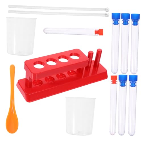 KICHOUSE 1Satz Stem Experimentier für Reagenzglas Gestell Reagenzgläsern Messbechern Rührstäben und Probelöffel Zubehör für Wissenschaftliche Experimente KICHOUSE 1Satz Stem Experimentier für Reagenzglas Gestell Reagenzgläsern Messbechern Rührstäben und Probelöffel Zubehör für Wissenschaftliche Experimente von KICHOUSE