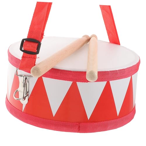 KICHOUSE 1Satz Trommelspielzeug Pädagogisches Musikinstrument für Doppelseitige Snare Drum für Rhythmusentwicklung und Musikalisches Lernen Fördert Kreativität von KICHOUSE