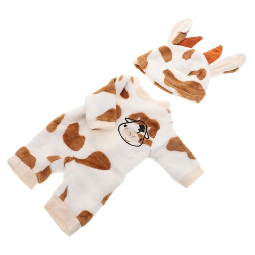 KICHOUSE 1Satz Wunderschönes Puppenkleidungsset für Puppen Wiederverwendbare Schlafanzüge Süßem Kaffeekuh Muster Weiche und Langlebige Puppenbekleidung Zubehör KICHOUSE 1Satz Wunderschönes Puppenkleidungsset für Puppen Wiederverwendbare Schlafanzüge Süßem Kaffeekuh Muster Weiche und Langlebige Puppenbekleidung Zubehör von KICHOUSE