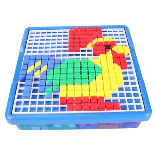 KICHOUSE 1Stück Frühes Pädagogisches Kunststoff Puzzle Für Kreatives Lernspielzeug Vorstellungskraft Und Farberkennung Für Jungen von KICHOUSE