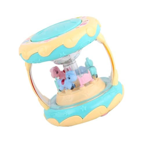 KICHOUSE 1Stück Karussell Handtrommel für Lustige Licht und Musikfunktion kein Nötig für Motorik und Spielspaß Perfektes für Kleinkinder KICHOUSE 1Stück Karussell Handtrommel für Lustige Licht und Musikfunktion kein Nötig für Motorik und Spielspaß Perfektes für Kleinkinder von KICHOUSE