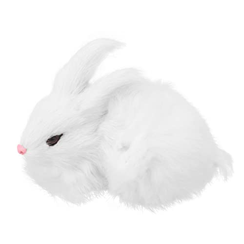 KICHOUSE 1Stück Mini Plüsch Kaninchen Lebensechtes für Hochwertige Dekoration Kompakt und Leicht für Ostern und Geschenkideen Weißes Tierheim Ornament KICHOUSE 1Stück Mini Plüsch Kaninchen Lebensechtes für Hochwertige Dekoration Kompakt und Leicht für Ostern und Geschenkideen Weißes Tierheim Ornament von KICHOUSE
