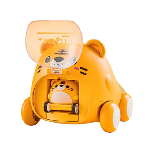 KICHOUSE 1Stück Pull Back Auto Entzückendes Kinderspielzeug aus Hochwertigem Batteriefrei für Motorische Fähigkeiten für Junge Mädchen und Kleinkinder von KICHOUSE