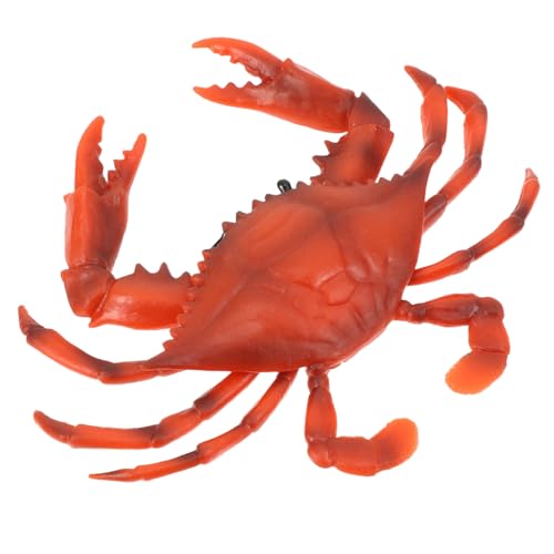 KICHOUSE 1Stück Realistische Krabbenfigur Aus Hochwertigem Für Kreative Deko Wasserspielzeug Und Kindergeschenke Für Tischdeko Und Spielzeugkollektionen von KICHOUSE