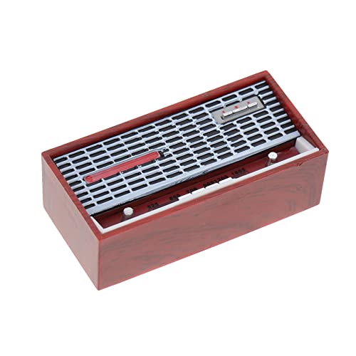 KICHOUSE 1Stück Retro Recorder Zubehör für Puppenhaus Exquisites Polierte Oberfläche für DIY Mini Mini für Szenengestaltung von KICHOUSE