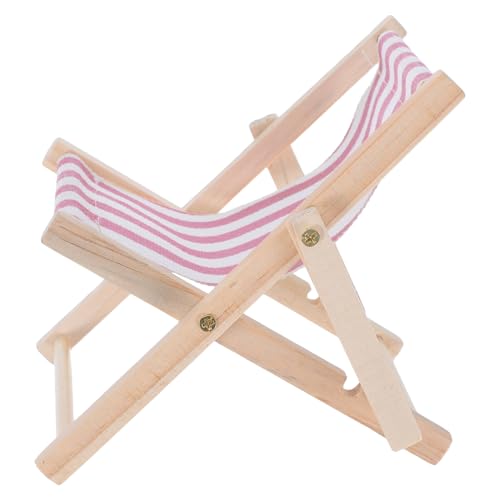 KICHOUSE 1Stück Strandstuhl Smartphone Halterung aus Holz Dekorative Tischstütze für Mobiltelefone und Tablets für Strandliebhaber und Familien von KICHOUSE