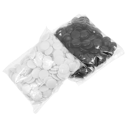 KICHOUSE 2 Los geht's klein Spiel schachfiguren Chess Pieces Go-Zubehör Go-Schach-Zubehör für den Heimgebrauch Gobang-Perle aus Keramik go Schachzubehör Schachstein Weiß von KICHOUSE