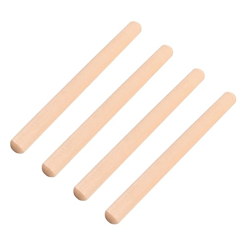 KICHOUSE 2 Paare Rhythmus-Stick-Percussion Musik-Rhythmus-Sticks Stöcke Kleinkind kinderinstrumente musikinstrumente Holzschlägel Lummi-Stick aus Holz hölzerner Musikstock von KICHOUSE