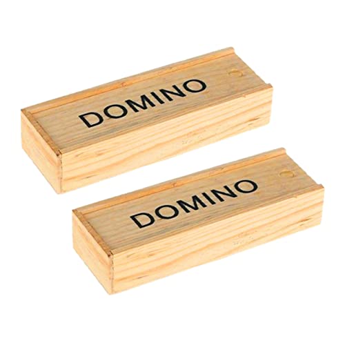 KICHOUSE 2 Sätze Holzbausteine zabawki stymulujące rozwój Educational Toys Pädagogisches Stapelspielzeug für Domino- Domino-Brettspiele Domino-Bausteine Bambus KICHOUSE 2 Sätze Holzbausteine zabawki stymulujące rozwój Educational Toys Pädagogisches Stapelspielzeug für Domino- Domino-Brettspiele Domino-Bausteine Bambus von KICHOUSE