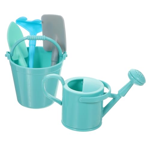 KICHOUSE 2 Sätze Simulation Mini Sprinkler Rasen Rechen Rechenmodell Miniaturen im Freien gießkanne Werkzeuge für den Garten Kleiner Rechen für die Gartenarbeit ABS-Kunststoff von KICHOUSE