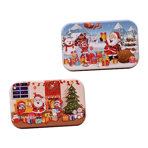 KICHOUSE 2 Sätze Teiliges Weihnachts Puzzle für Lernspielzeug Kognitiven Fähigkeiten und aus Hochwertigem Material Sicher und Langlebig für Eltern Junge Mädchen KICHOUSE 2 Sätze Teiliges Weihnachts Puzzle für Lernspielzeug Kognitiven Fähigkeiten und aus Hochwertigem Material Sicher und Langlebig für Eltern Junge Mädchen von KICHOUSE