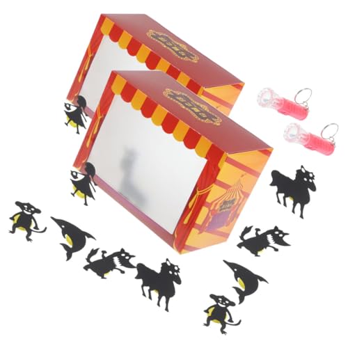 KICHOUSE 2 Satz Puppentheater Bastelset für Teiliges DIY Schattenpuppen Set für Interaktives Geschichtenerzählen und Kreative Fördert Kreativität und Feinmotorik KICHOUSE 2 Satz Puppentheater Bastelset für Teiliges DIY Schattenpuppen Set für Interaktives Geschichtenerzählen und Kreative Fördert Kreativität und Feinmotorik von KICHOUSE