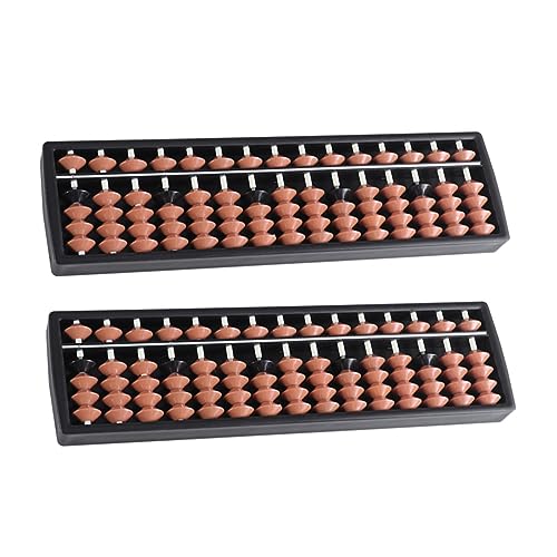 KICHOUSE 2 Stück Abakus Kopfrechnen Mathespielzeug für die frühe Bildung Studenten, die Abakus berechnen Chinese Ancient Abacus arithmetischer Abakus Abakus Plastik KICHOUSE 2 Stück Abakus Kopfrechnen Mathespielzeug für die frühe Bildung Studenten, die Abakus berechnen Chinese Ancient Abacus arithmetischer Abakus Abakus Plastik von KICHOUSE