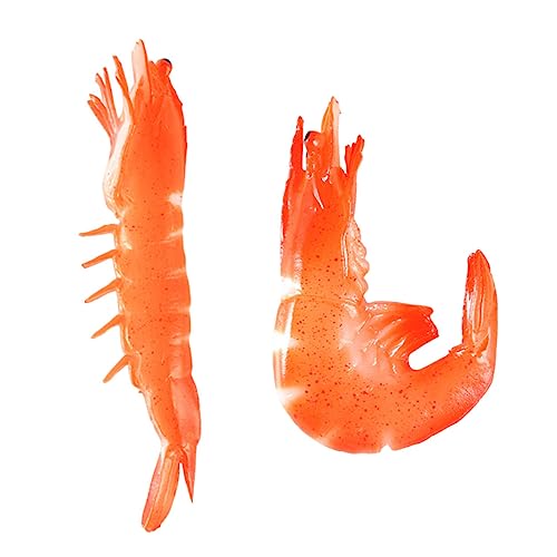 KICHOUSE 2 Stück Big Red Shrimp Base Wrapped Garnelen Simulationsgarnelenmodell Lebensechtes Gefälschtes Essen Lebensmitteldekor Gefälschte Garnelenstütze Kognitives Modell PVC Rot KICHOUSE 2 Stück Big Red Shrimp Base Wrapped Garnelen Simulationsgarnelenmodell Lebensechtes Gefälschtes Essen Lebensmitteldekor Gefälschte Garnelenstütze Kognitives Modell PVC Rot von KICHOUSE