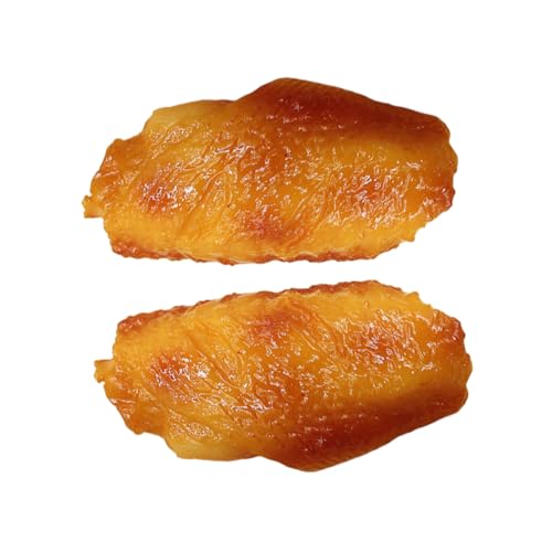 KICHOUSE 2 Stück Chicken Wing-Modell Hühnerflügel- simulierte Hühnerflügel Hühnerflügel- Bildungsspielzeug simuliertes Hähnchenflügel- dekoratives Flügelspielzeug PVC KICHOUSE 2 Stück Chicken Wing-Modell Hühnerflügel- simulierte Hühnerflügel Hühnerflügel- Bildungsspielzeug simuliertes Hähnchenflügel- dekoratives Flügelspielzeug PVC von KICHOUSE