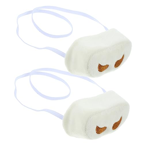 KICHOUSE 2 Stück Cosplay Kuhnase Leopard Kuh-maske Zebra Plüsch Kuscheltier Kostüm Clownnase Stirnband Kuh Stickig Pelzige Pfoten Kühe Masken Tassen Kopfbedeckung Tuch KICHOUSE 2 Stück Cosplay Kuhnase Leopard Kuh-maske Zebra Plüsch Kuscheltier Kostüm Clownnase Stirnband Kuh Stickig Pelzige Pfoten Kühe Masken Tassen Kopfbedeckung Tuch von KICHOUSE
