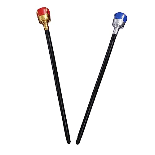 KICHOUSE 2 Stück Cosplay-Stock Dekorationen Halloween- Erwachsene Königszepter Requisiten Halloween Party Halloween kinderknallzeug Toys Königin Zauberstab Plastikstab KICHOUSE 2 Stück Cosplay-Stock Dekorationen Halloween- Erwachsene Königszepter Requisiten Halloween Party Halloween kinderknallzeug Toys Königin Zauberstab Plastikstab von KICHOUSE