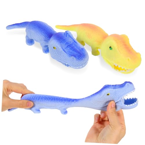 KICHOUSE 2 Stück Dinosaurierspielzeug Entpacken Kleines Dehnbares Verschleißfestes Stressspielzeug Stressspielzeug Kuscheltier Bürozubehör Angst Plastik KICHOUSE 2 Stück Dinosaurierspielzeug Entpacken Kleines Dehnbares Verschleißfestes Stressspielzeug Stressspielzeug Kuscheltier Bürozubehör Angst Plastik von KICHOUSE