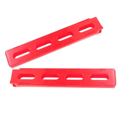 KICHOUSE 2 Stück Domino Clips Automatischer Domino Zug Zubehör Pedale Lernspielzeug für Jungen und Mädchen Kreativität und Logischem von KICHOUSE
