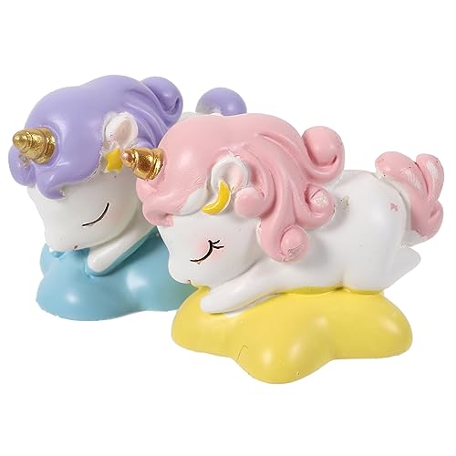 KICHOUSE 2 Stück Einhorn-Ornamente Party Klein Miniatur Figur Mini-Einhorn Einhorn Stickig Einhorn-gastgeschenke Mini- Landschaftsornamente Desktop Schmücken Harz KICHOUSE 2 Stück Einhorn-Ornamente Party Klein Miniatur Figur Mini-Einhorn Einhorn Stickig Einhorn-gastgeschenke Mini- Landschaftsornamente Desktop Schmücken Harz von KICHOUSE