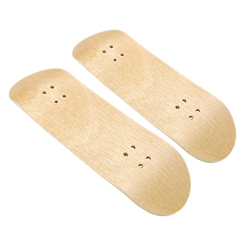 KICHOUSE 2 Stück Finger Skateboard Holz Decks DIY Mini Fingerboards für Kreatives Robust und Individuell Gestaltbar für Finger Skateboard Enthusiasten KICHOUSE 2 Stück Finger Skateboard Holz Decks DIY Mini Fingerboards für Kreatives Robust und Individuell Gestaltbar für Finger Skateboard Enthusiasten von KICHOUSE