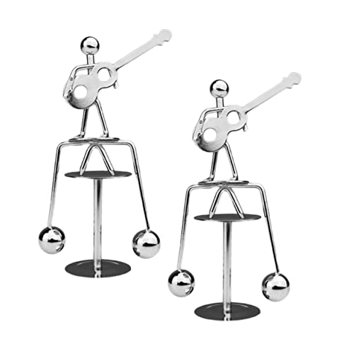 KICHOUSE 2 Stück Gitarre und Mann Statue Physikalisches Balancing für Zuhause Büro und Restaurants Stabiler Metallkörper Langlebig und Rostfrei KICHOUSE 2 Stück Gitarre und Mann Statue Physikalisches Balancing für Zuhause Büro und Restaurants Stabiler Metallkörper Langlebig und Rostfrei von KICHOUSE