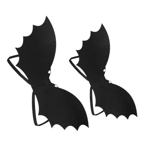 KICHOUSE 2 Stück Halloween Fledermausflügel Teiliges aus Atmungsaktivem Vliesstoff Leicht Anzuziehen Vielseitig Einsetzbar für Tiermottopartys Geburtstagsfeiern Fasching und Cosplay für KICHOUSE 2 Stück Halloween Fledermausflügel Teiliges aus Atmungsaktivem Vliesstoff Leicht Anzuziehen Vielseitig Einsetzbar für Tiermottopartys Geburtstagsfeiern Fasching und Cosplay für von KICHOUSE