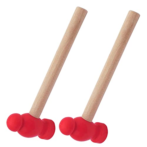 KICHOUSE 2 Stück Holzhammer Multifunktionale DIY Reparaturwerkzeuge für Sicheres und Hochwertiges Holzspielzeug für Kreative Lernspiele und Interaktive Eltern Aktivitäten KICHOUSE 2 Stück Holzhammer Multifunktionale DIY Reparaturwerkzeuge für Sicheres und Hochwertiges Holzspielzeug für Kreative Lernspiele und Interaktive Eltern Aktivitäten von KICHOUSE