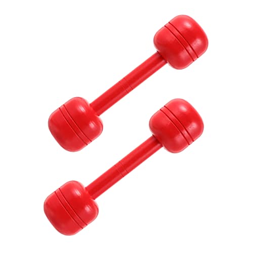 KICHOUSE 2 Stück Holzhantel Für Hantel -Fitness- Für Kindergartenkinder Körpertrainingsspielzeug Für Kindergartenspielzeug Hölzern Rot KICHOUSE 2 Stück Holzhantel Für Hantel -Fitness- Für Kindergartenkinder Körpertrainingsspielzeug Für Kindergartenspielzeug Hölzern Rot von KICHOUSE