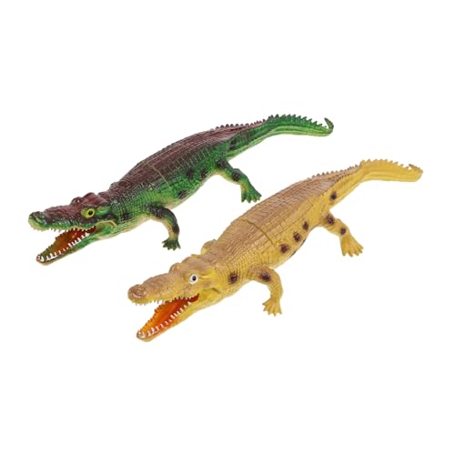 KICHOUSE 2pcs Große 40cm Grün Simulation Spielzeug Realistische Kunststoff Alligator Spielzeug Für Jungen Und Mädchen KICHOUSE 2pcs Große 40cm Grün Simulation Spielzeug Realistische Kunststoff Alligator Spielzeug Für Jungen Und Mädchen von KICHOUSE