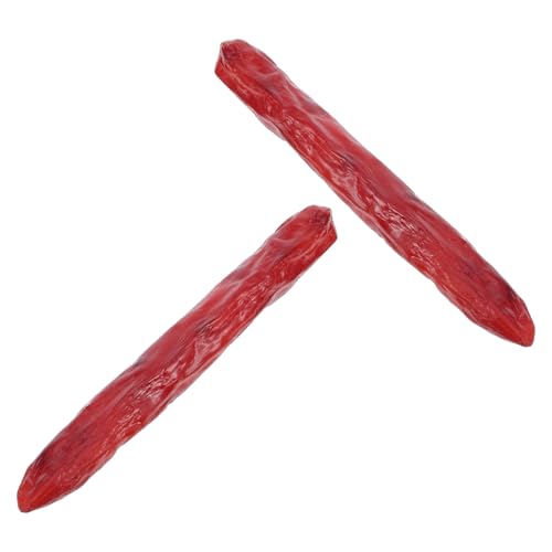 KICHOUSE 2 Stück Künstliches Wurstmodell Realistische Fake Wurst Deko für Fotografie und Küchenrequisiten für Supermarkt und Partydekorationen KICHOUSE 2 Stück Künstliches Wurstmodell Realistische Fake Wurst Deko für Fotografie und Küchenrequisiten für Supermarkt und Partydekorationen von KICHOUSE