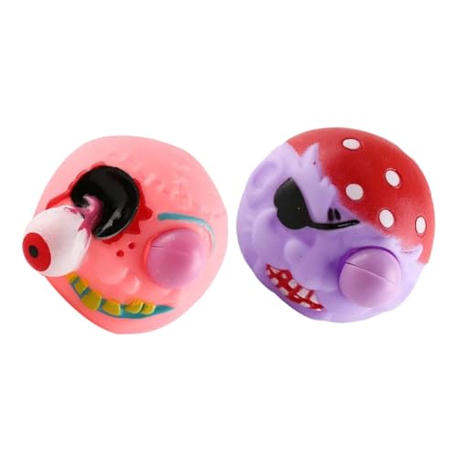 KICHOUSE 2 Stück Kugelspielzeug entpacken Stress Matschig Party zur Druckentlastung sensorisches Quetschspielzeug Cartoon-Zappelspielzeug dehnbares weiches Gummi KICHOUSE 2 Stück Kugelspielzeug entpacken Stress Matschig Party zur Druckentlastung sensorisches Quetschspielzeug Cartoon-Zappelspielzeug dehnbares weiches Gummi von KICHOUSE
