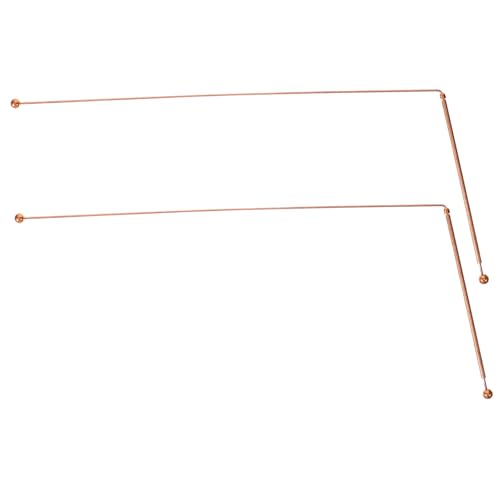 KICHOUSE 2 Stück Kupfer Wünschelruten Tragbare Dowsing Stäbe für Wasserortung und Schatzsuche Professionelles Werkzeug für Outdoor Aktivitäten und Energieheilung KICHOUSE 2 Stück Kupfer Wünschelruten Tragbare Dowsing Stäbe für Wasserortung und Schatzsuche Professionelles Werkzeug für Outdoor Aktivitäten und Energieheilung von KICHOUSE
