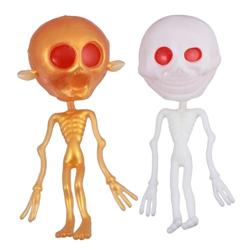 KICHOUSE Halloween-partygeschenke – Biegbare Geisterfiguren Spielzeug Relief-handspielzeug von KICHOUSE