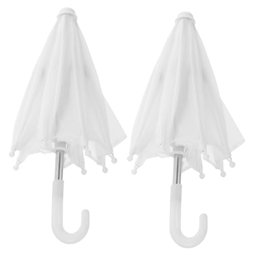 KICHOUSE 2 Stück Mini-Regenschirm Papierschirme Für Dekorationszwecke Mini- Miniaturpuppen Minis Miniaturschirm Regenschirm- Faltbar Kind Uv Puppenhaus Szene Klein Die Plastik Weiß KICHOUSE 2 Stück Mini-Regenschirm Papierschirme Für Dekorationszwecke Mini- Miniaturpuppen Minis Miniaturschirm Regenschirm- Faltbar Kind Uv Puppenhaus Szene Klein Die Plastik Weiß von KICHOUSE