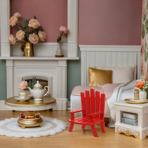 KICHOUSE 2 Stück Mini-Strandstühle aus Holz – Miniatur-Strand-Kuchenaufsatz, winzige Möbel-Requisiten, Puppenhaus-Dekoration für Küstenfotografie und Kunsthandwerk KICHOUSE 2 Stück Mini-Strandstühle aus Holz – Miniatur-Strand-Kuchenaufsatz, winzige Möbel-Requisiten, Puppenhaus-Dekoration für Küstenfotografie und Kunsthandwerk von KICHOUSE