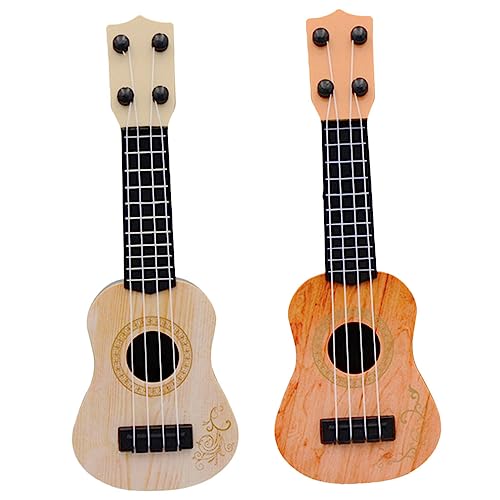 KICHOUSE 2 Stück Mini Ukulele Kleinkindgitarre Gitarren Für Kindergitarrenspielzeug Simulationsgitarre Gitarre Kinderspielzeug Familientreffen Simulations KICHOUSE 2 Stück Mini Ukulele Kleinkindgitarre Gitarren Für Kindergitarrenspielzeug Simulationsgitarre Gitarre Kinderspielzeug Familientreffen Simulations von KICHOUSE
