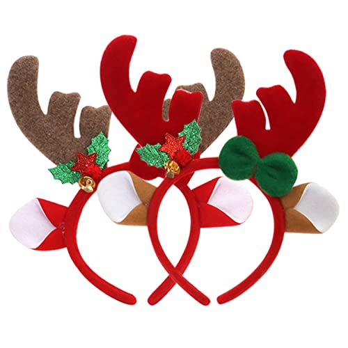 KICHOUSE Geweih Stirnband Set Weihnachts Haarreifen Mit Rentier Geweih Und Festliche Haaraccessoires Für Weihnachten Karneval Und Partys Erwachsene Und Stirnband Weihnachten KICHOUSE Geweih Stirnband Set Weihnachts Haarreifen Mit Rentier Geweih Und Festliche Haaraccessoires Für Weihnachten Karneval Und Partys Erwachsene Und Stirnband Weihnachten von KICHOUSE