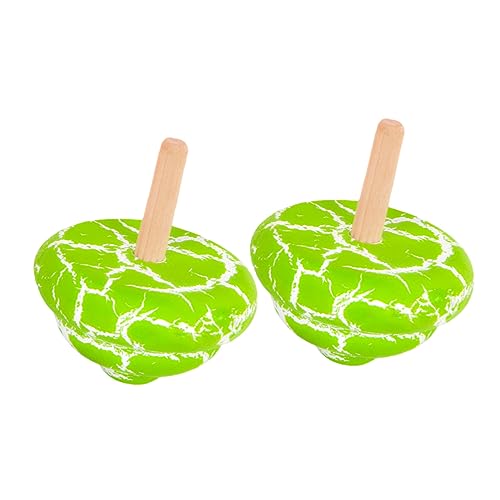 KICHOUSE 2 Stück Spitze knacken interaktives kinderspielzeug zabawki stymulujące rozwój kinderknallzeug spielsachen spielzeuge lustiger Kreisel Holzspielzeug hölzern Green KICHOUSE 2 Stück Spitze knacken interaktives kinderspielzeug zabawki stymulujące rozwój kinderknallzeug spielsachen spielzeuge lustiger Kreisel Holzspielzeug hölzern Green von KICHOUSE