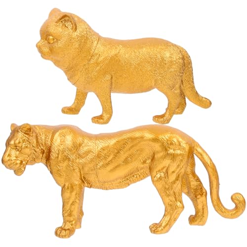 KICHOUSE 2 Stück Tiermodell- Tierfiguren Goldtiere basteln Tiere Kunsthandwerk für klein Kuh tierische Dekore Cartoon-Tiere-Modelle Tierschmuck Plastik KICHOUSE 2 Stück Tiermodell- Tierfiguren Goldtiere basteln Tiere Kunsthandwerk für klein Kuh tierische Dekore Cartoon-Tiere-Modelle Tierschmuck Plastik von KICHOUSE