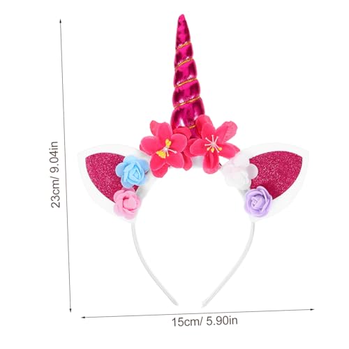 KICHOUSE 2 Stück Unicorn Haarreifen für Leichtes Glänzendes Stirnband mit Blumen und Glitzer Handgefertigtes Einhorn Haarschmuck Bequem und Robust für Geburtstage Karneval Halloween und KICHOUSE 2 Stück Unicorn Haarreifen für Leichtes Glänzendes Stirnband mit Blumen und Glitzer Handgefertigtes Einhorn Haarschmuck Bequem und Robust für Geburtstage Karneval Halloween und von KICHOUSE