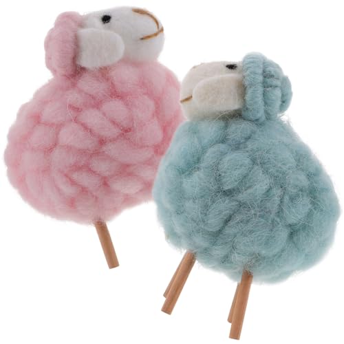 KICHOUSE 2 Stück Wollfilz-Ornamente Plüsch Dekorationen Schaf Für Knuddelig Miniatur Kleinkinder Wohnkultur Wollfilz Tier Tierdekore Aus Wollfilz Gefilzte Wollverzierungen KICHOUSE 2 Stück Wollfilz-Ornamente Plüsch Dekorationen Schaf Für Knuddelig Miniatur Kleinkinder Wohnkultur Wollfilz Tier Tierdekore Aus Wollfilz Gefilzte Wollverzierungen von KICHOUSE