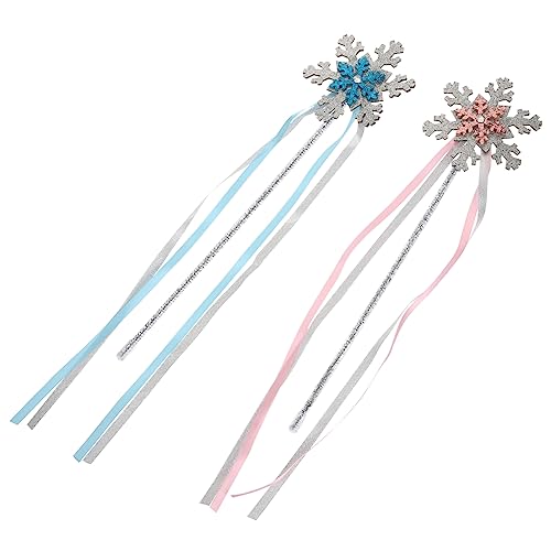 KICHOUSE 2 Stück Zauberstab Schneeflockendekor Schneeflockenplatten Schneeflocken Zum Basteln Spielspielzeug Vorgeben Feenstäbe Für Mädchen Kleid Zauberstäbe Für Wenig Feenstab Plastik KICHOUSE 2 Stück Zauberstab Schneeflockendekor Schneeflockenplatten Schneeflocken Zum Basteln Spielspielzeug Vorgeben Feenstäbe Für Mädchen Kleid Zauberstäbe Für Wenig Feenstab Plastik von KICHOUSE
