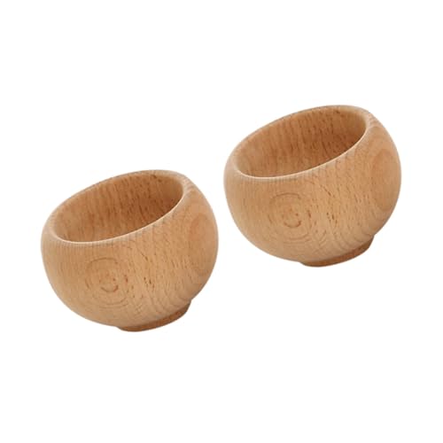 KICHOUSE 2 Stücke Tischspielzeug aus Holz interaktives kinderspielzeug spielzeughandys für Babys holzspielsachen Safe Toy Toys Kindergeschirr Geschirrspielzeug Hölzern von KICHOUSE