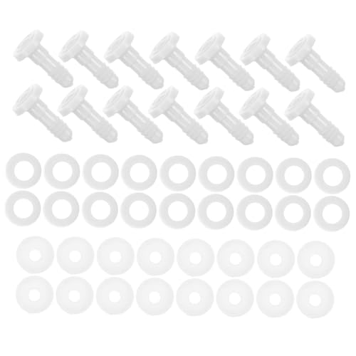 KICHOUSE 20 Sätze Doll DIY Rotierbare Kunststoffgelenke für Puppenbau Bastelbedarf Vielseitige Zubehörteile für Puppen Teddybären und Spielzeuge Einfache Anwendung für Kreative Projekte KICHOUSE 20 Sätze Doll DIY Rotierbare Kunststoffgelenke für Puppenbau Bastelbedarf Vielseitige Zubehörteile für Puppen Teddybären und Spielzeuge Einfache Anwendung für Kreative Projekte von KICHOUSE