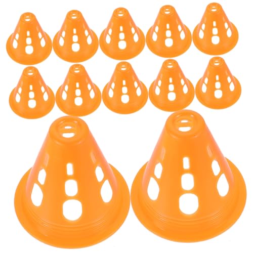 KICHOUSE 20 Stück Agility aus Kunststoff Trainingshütchen für Rollschuhlaufen Fußball und Sportaktivitäten Leicht und Stapelbar für Innen und Außensport KICHOUSE 20 Stück Agility aus Kunststoff Trainingshütchen für Rollschuhlaufen Fußball und Sportaktivitäten Leicht und Stapelbar für Innen und Außensport von KICHOUSE
