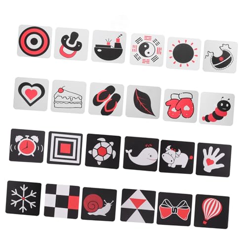 KICHOUSE 20 Stück Babykompetenzkarte sprechen Weiß für Neugeborene Babys klein Neugeborenes kontrastreiche Babykarten -Lernspielzeug Lustiges Babyspielzeug Papier KICHOUSE 20 Stück Babykompetenzkarte sprechen Weiß für Neugeborene Babys klein Neugeborenes kontrastreiche Babykarten -Lernspielzeug Lustiges Babyspielzeug Papier von KICHOUSE