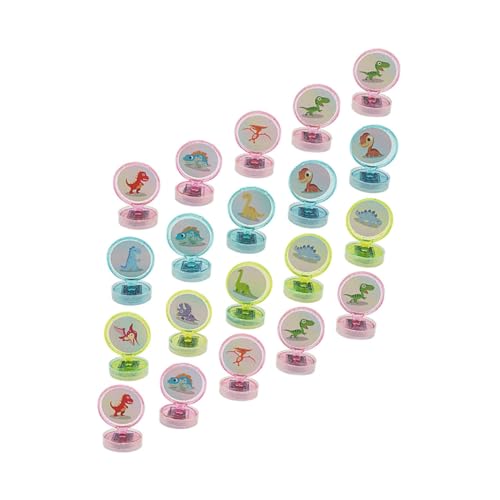 KICHOUSE Dinosaurier-Spielzeug Für Kinder 20 Stück Kindergarten-belohnungsstempel Abs-Material Dinosaurier-Party- Und Klassenzimmer-Dekorationen von KICHOUSE